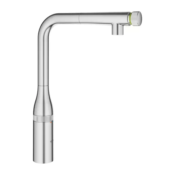 Baterie bucatarie cu dus extractibil Grohe Essence SmartControl crom periat Supersteel [4]