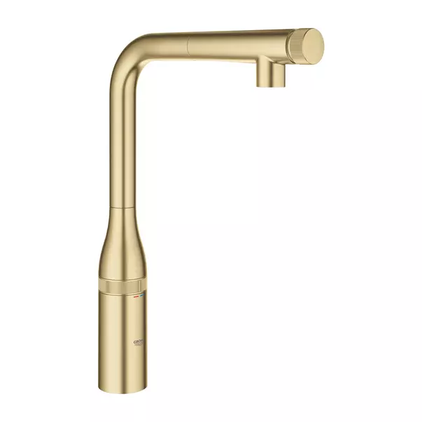 Baterie bucatarie cu dus extractibil Grohe Essence SmartControl auriu periat Cool Sunrise [1]