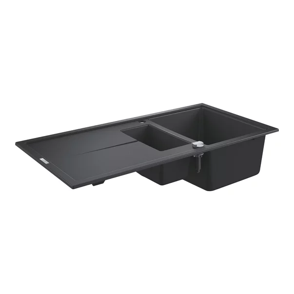 Bucatarie - Chiuveta compozit Grohe K400 100x50.1 cm negru cu 2 cuve