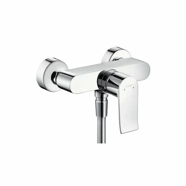 Baterii baie - Baterie dus Hansgrohe Metris monocomanda crom lucios