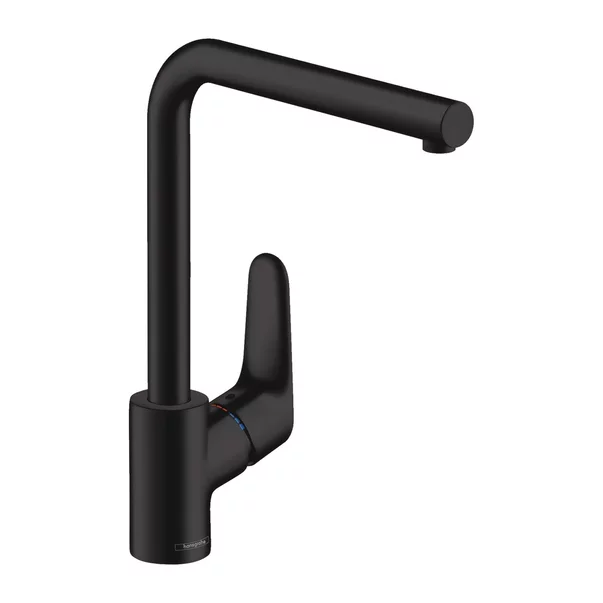 Bucatarie - Baterie bucatarie Hansgrohe Focus M41 monocomanda negru mat