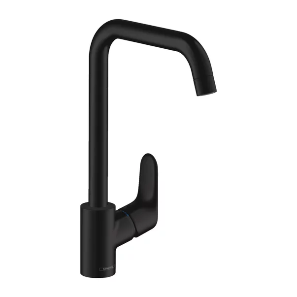 Bucatarie - Baterie bucatarie Hansgrohe Focus M41 260 monocomanda negru mat