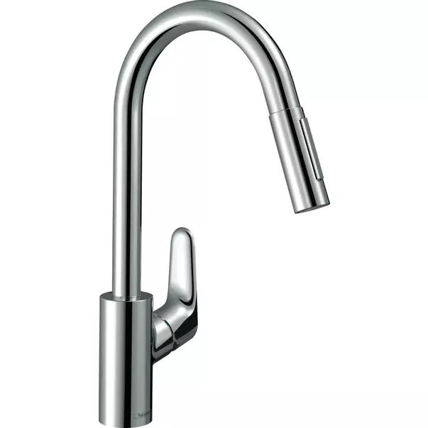 Baterii cu dus extractabil - Baterie bucatarie cu dus extractibil Hansgrohe Focus M41 240 Eco cu 2 jeturi 31833000