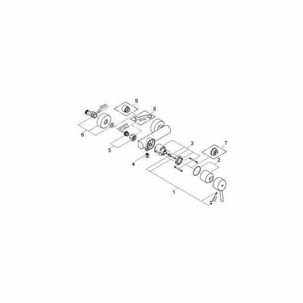 Baterie dus Grohe Concetto monocomanda crom lucios [3]
