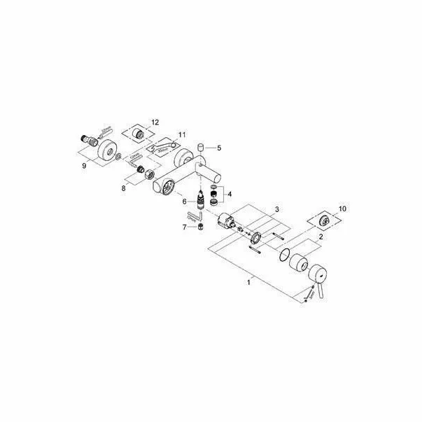 Baterie cada - dus Grohe Concetto crom lucios [2]