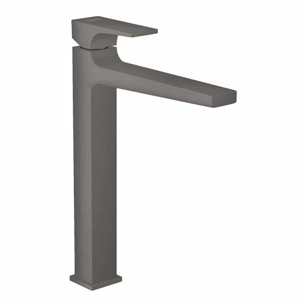 Baterii baie - Baterie lavoar inalta Hansgrohe Metropol 260 negru - crom periat