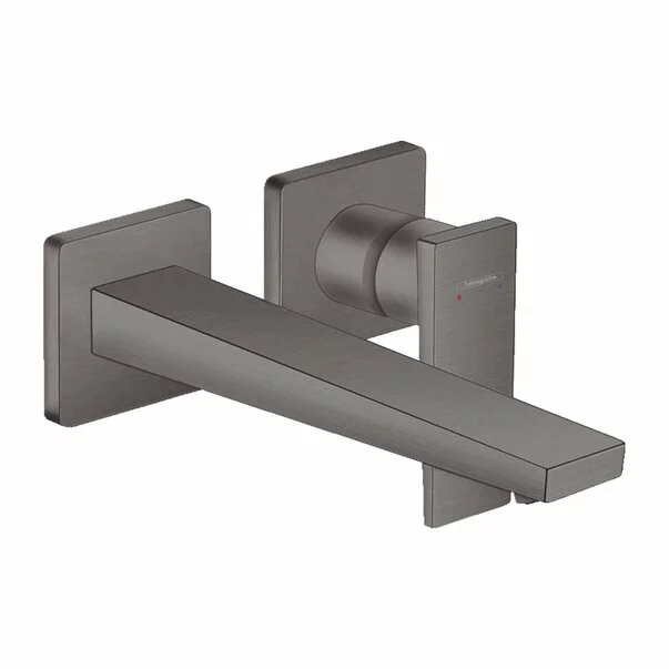 Baterii baie - Baterie lavoar incastrata Hansgrohe Metropol 225 negru - crom periat