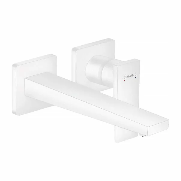 Baterii baie - Baterie lavoar incastrata Hansgrohe Metropol 225 alb mat