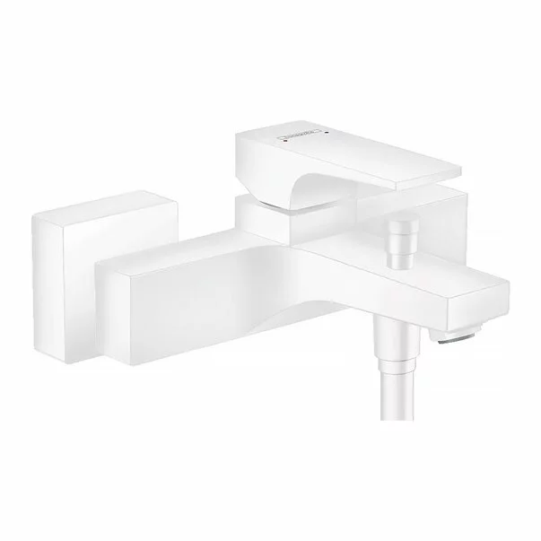 Baterii cada - Baterie cada - dus Hansgrohe Metropol alb mat 18 cm