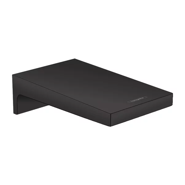 Baterii cada - Pipa cada Hansgrohe Metropol negru mat 185 mm