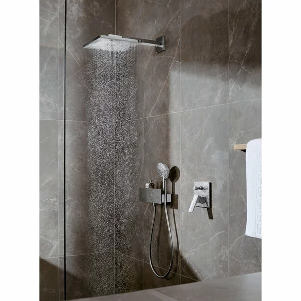 Baterie cada - dus incastrata Hansgrohe Metropol crom + corp incastrat iBox [5]