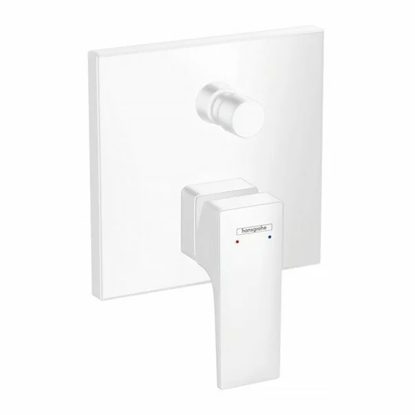 Baterii cada - Baterie cada - dus incastrata Hansgrohe Metropol alb mat