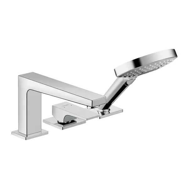 Baterii cada - Baterie cada-dus Hansgrohe Metropol crom lucios cu 3 elemente