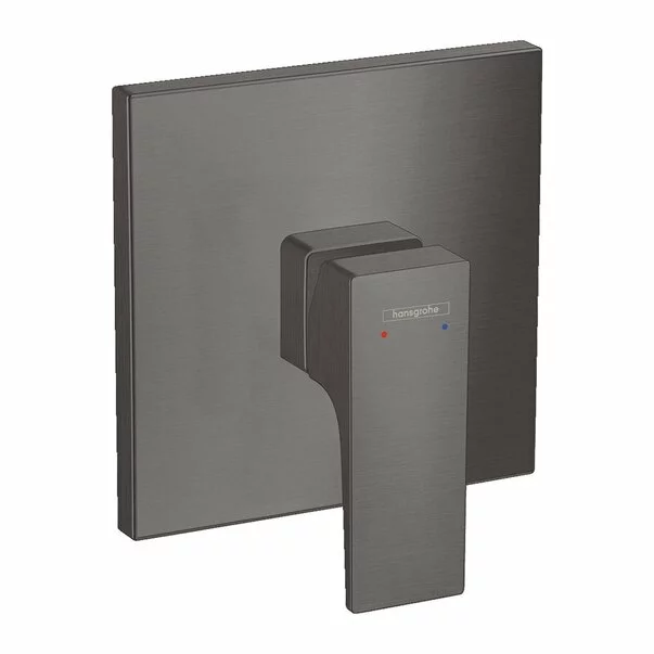 Baterii baie - Baterie dus incastrata Hansgrohe Metropol negru - crom periat