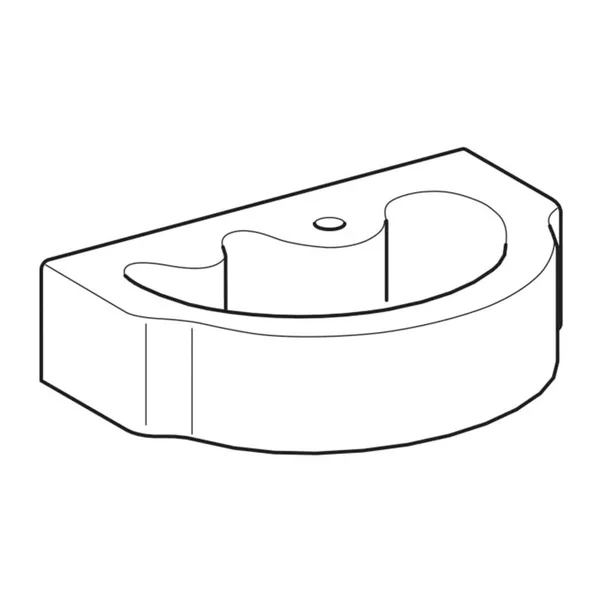 Lavoar pentru copii Geberit Bambini alb 60 cm [2]