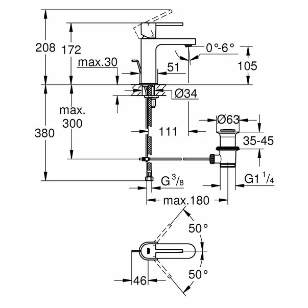 Baterie lavoar Grohe Plus S [4]