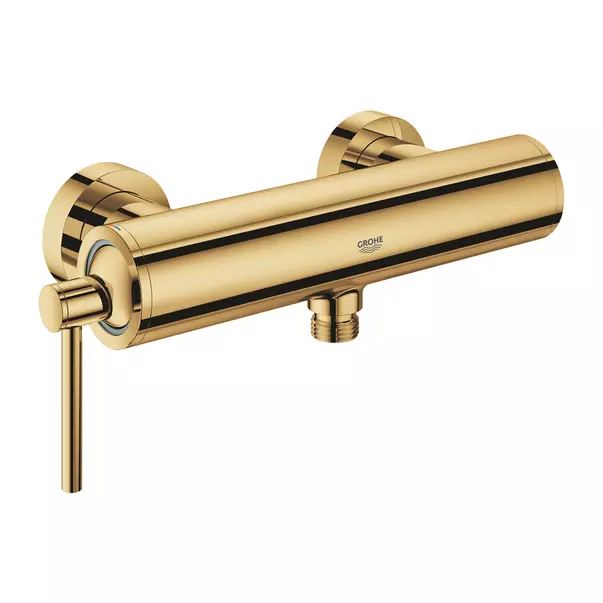 Baterii dus - Baterie dus Grohe Atrio auriu lucios Cool Sunrise monocomanda