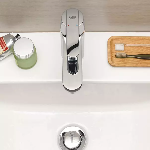 Baterie lavoar Grohe Get marimea S crom lucios cu ventil [3]