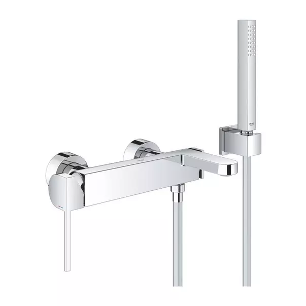 Baterie cada - dus Grohe Plus crom lucios cu set de dus [1]