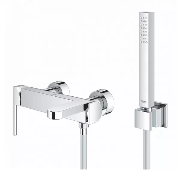 Baterie cada - dus Grohe Plus crom lucios cu set de dus [5]