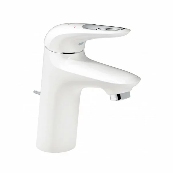 Baterii lavoar - Baterie lavoar Grohe Eurostyle New S maner loop alb monocomanda