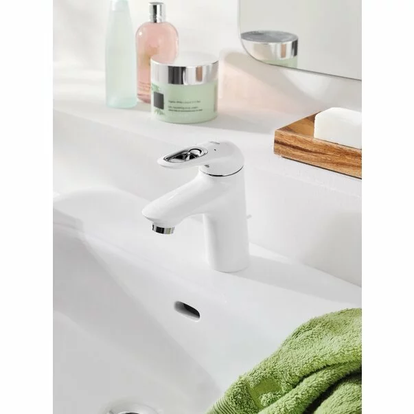 Baterie lavoar Grohe Eurostyle New S maner loop alb monocomanda [3]