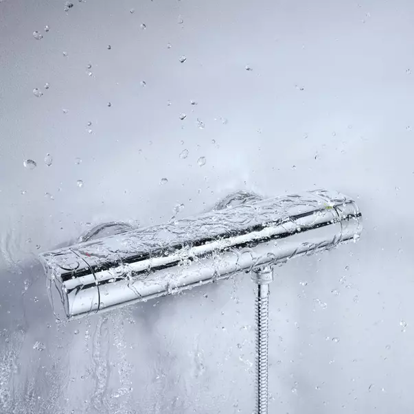 Baterie dus termostatata Grohe Grohtherm 2000 cu set de dus Euphoria crom lucios [3]