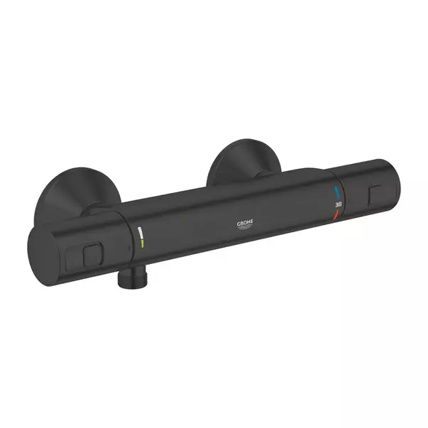 Baterii baie - Baterie dus Grohe Precision Start termostatata negru mat