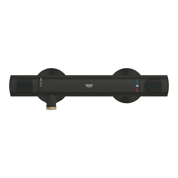Baterii baie - Baterie dus termostatata negru mat Grohe Grohtherm 500