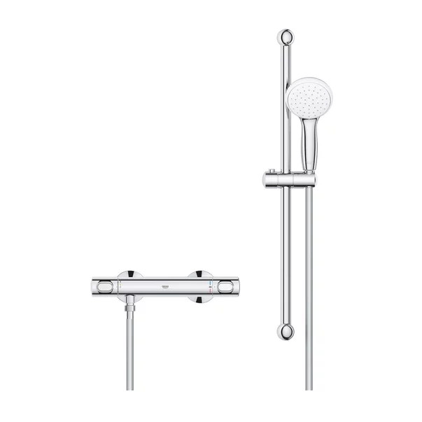 Baterie dus termostatata Grohe Grohtherm 500 crom lucios cu set de dus [3]