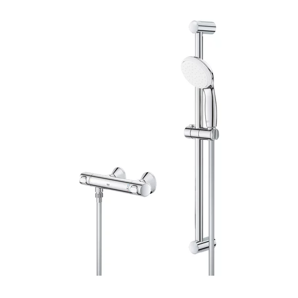 Baterie dus termostatata Grohe Grohtherm 500 crom lucios cu set de dus [4]