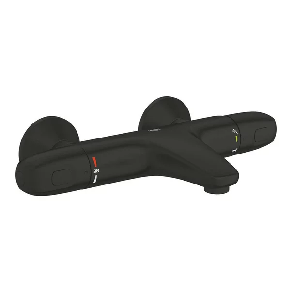 Baterie termostatata cada negru mat Grohe Grohtherm 1000 [2]