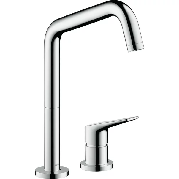 Baterii cu pipa flexibila - Baterie bucatarie cu pipa flexibila Hansgrohe Axor Scitterio M 240 cu 2 elemente