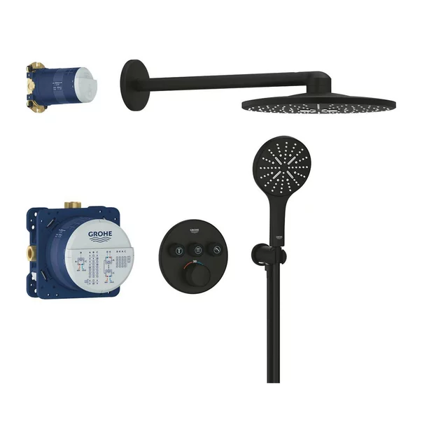 Sistem de dus negru mat Grohe SmartControl SmartActive 310 Round [3]