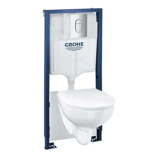Set vas wc cu capac, clapeta si rezervor incastrat Grohe Bau Ceramic Rapid SL [1]
