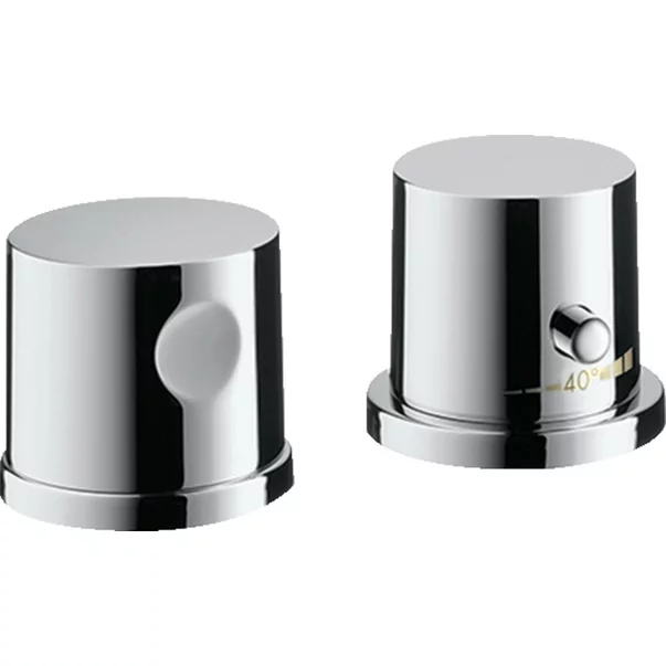 Baterii baie - Set superior baterie termostatata pentru marginea cazii cu 2 orificii Hansgrohe Axor Uno
