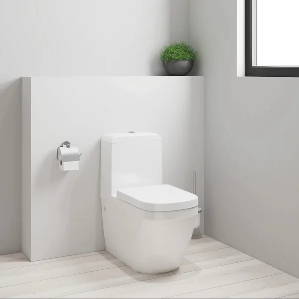 Set vas wc Grohe Euro Ceramic BTW Triple Vortex, PureGuard cu rezervor si capac softclose [1]