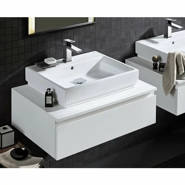 Lavoar pe blat Grohe Cube Ceramic cu PureGuard 60x49 cm [1]