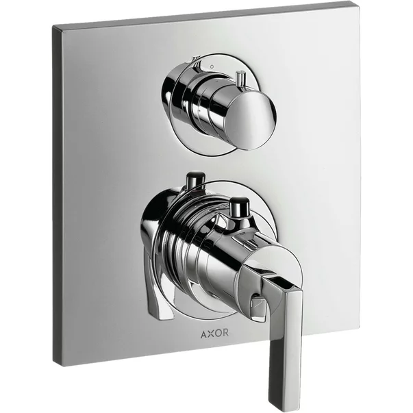 Baterii baie - Baterie dus termostatata incastrata Hansgrohe Axor Citterio