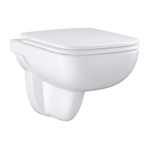 Set vas WC suspendat Grohe Start Edge rimless alb cu capac softclose [1]