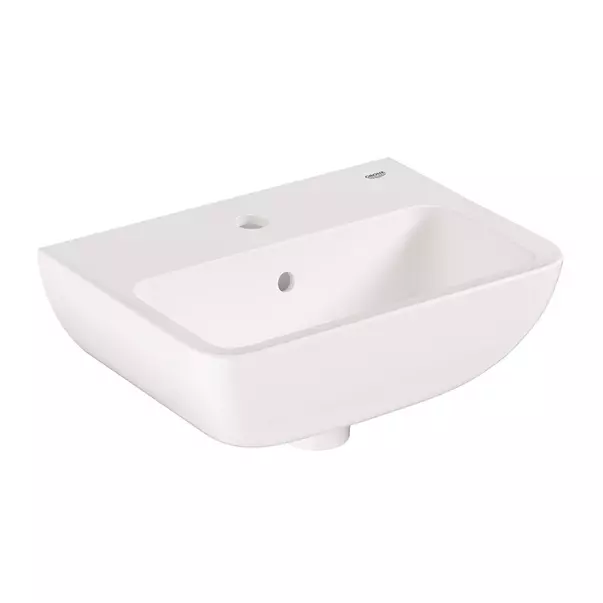 Lavoar suspendat Grohe Start Edge Ceramic alb lucios 45 cm [1]