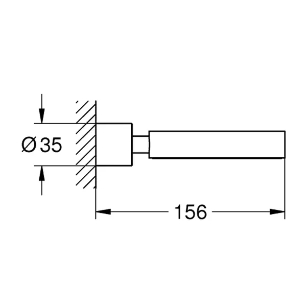 Suport pentru savoniera Grohe Atrio antracit periat Hard Graphite [3]