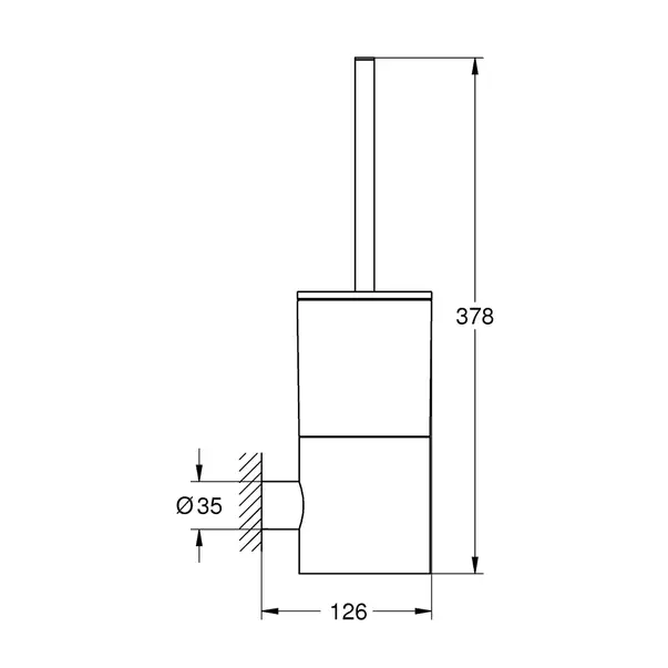 Perie WC Grohe Atrio antracit periat Hard Graphite [3]