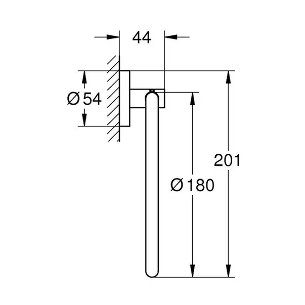 Inel portprosop Grohe Essentials auriu lucios Cool Sunrise [3]