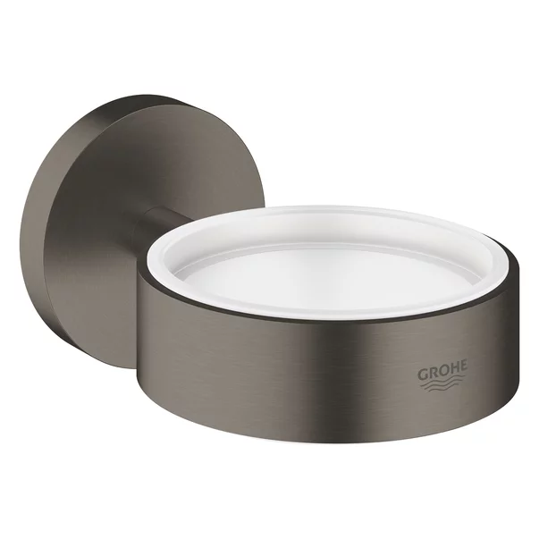 Suport pahar/sapuniera dozator Grohe Essentials grafit periat [1]