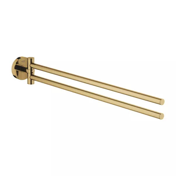 Cuiere si suporturi prosoape - Bara dubla portprosop Grohe Essentials 44 cm finisaj auriu lucios Cool Sunrise