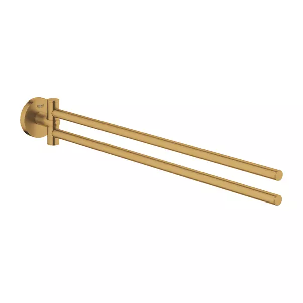 Cuiere si suporturi prosoape - Bara dubla portprosop Grohe Essentials 44 cm auriu periat Cool Sunrise