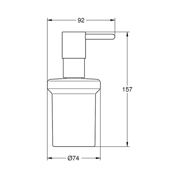 Dozator sapun lichid Grohe Essentials auriu lucios Cool Sunrise [2]