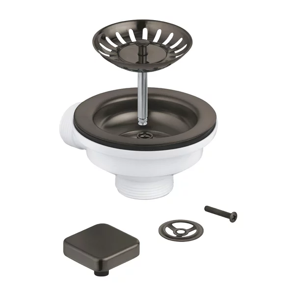 Set de scurgere cu preaplin pentru chiuveta Grohe grafit [1]