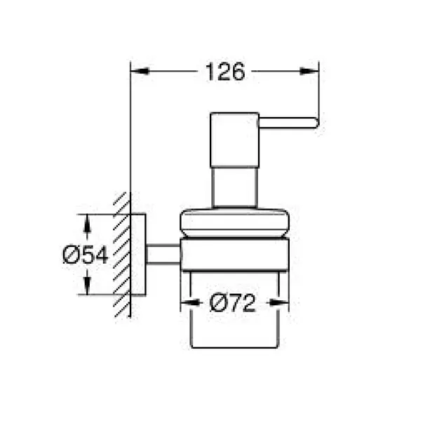 Dozator sapun Grohe Essentials crom lucios [4]